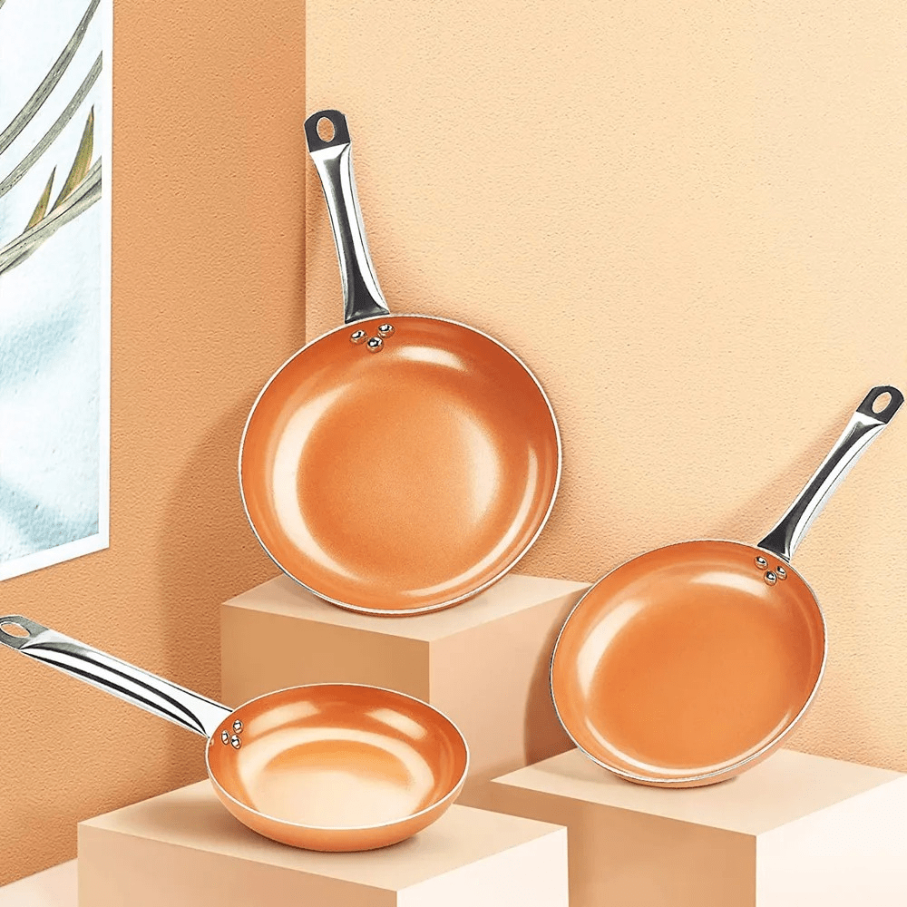 Professionell Kopparpanna med Non-Stick Beläggning 1