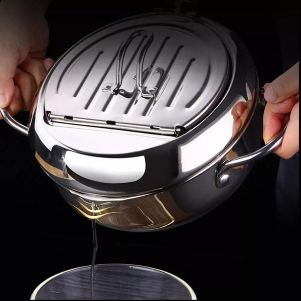Professionell Stekpanna med Lock och Sikt för Hemlagning 5