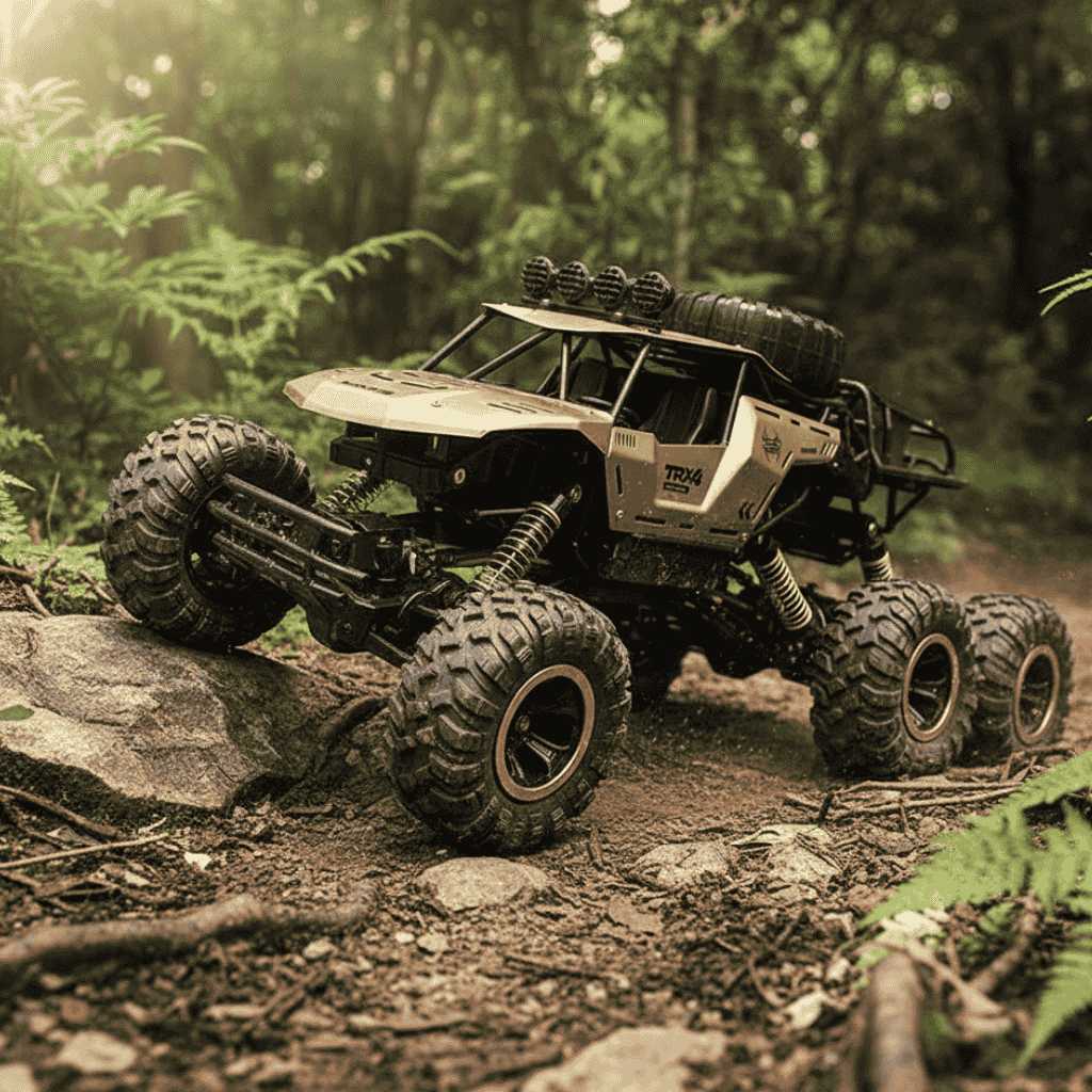 RC Monstertruck 6WD Offroad med LED-ljus 0