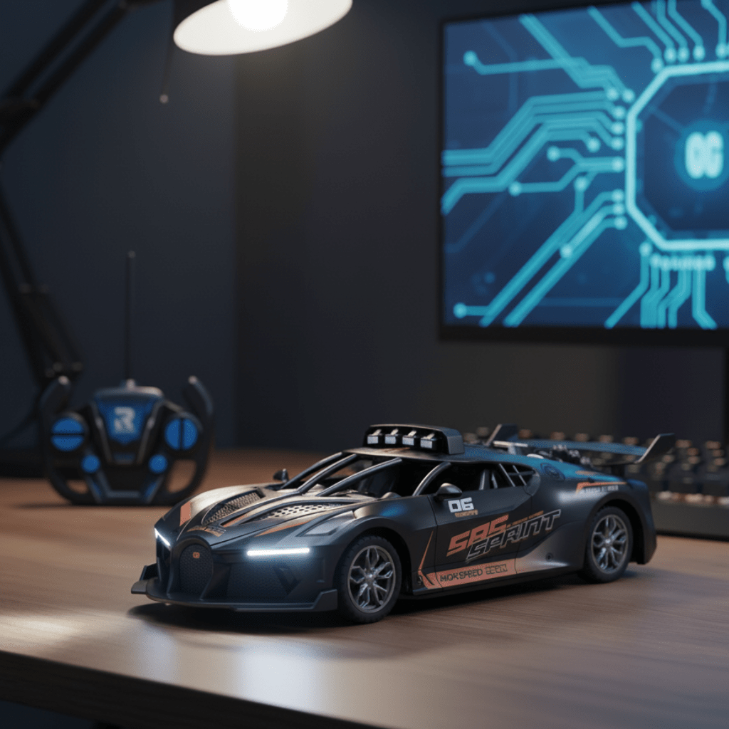 Radiostyrd Bil Barn 1:18 Driftbil med Robust Design och Användarvänlig Fjärrkontroll 2