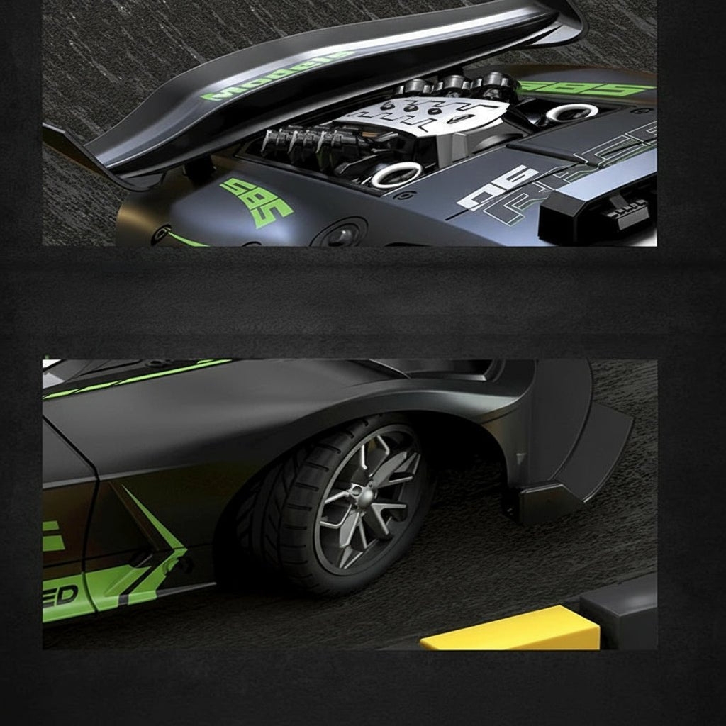 Radiostyrd Bil Barn 1:18 Driftbil med Robust Design och Användarvänlig Fjärrkontroll 7