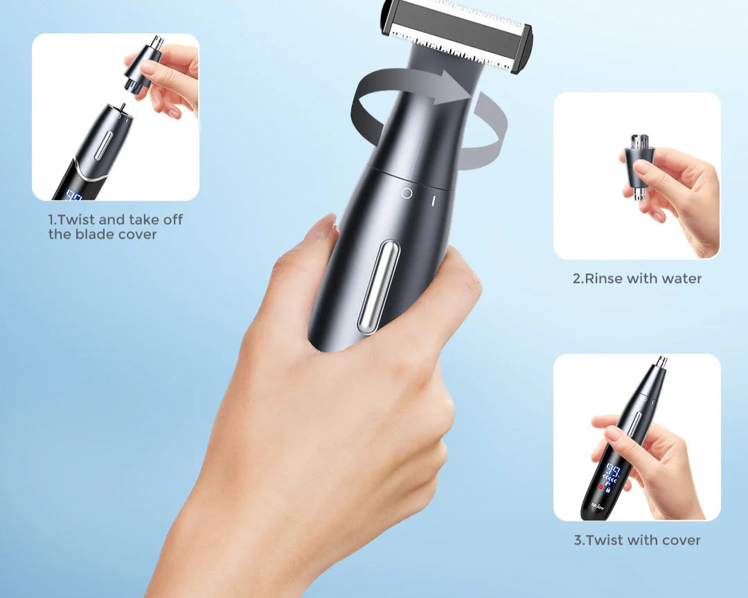 Rakapparat Herr Elektrisk 3D-Flytande Folie för Hela Kroppen och Ansiktet 3