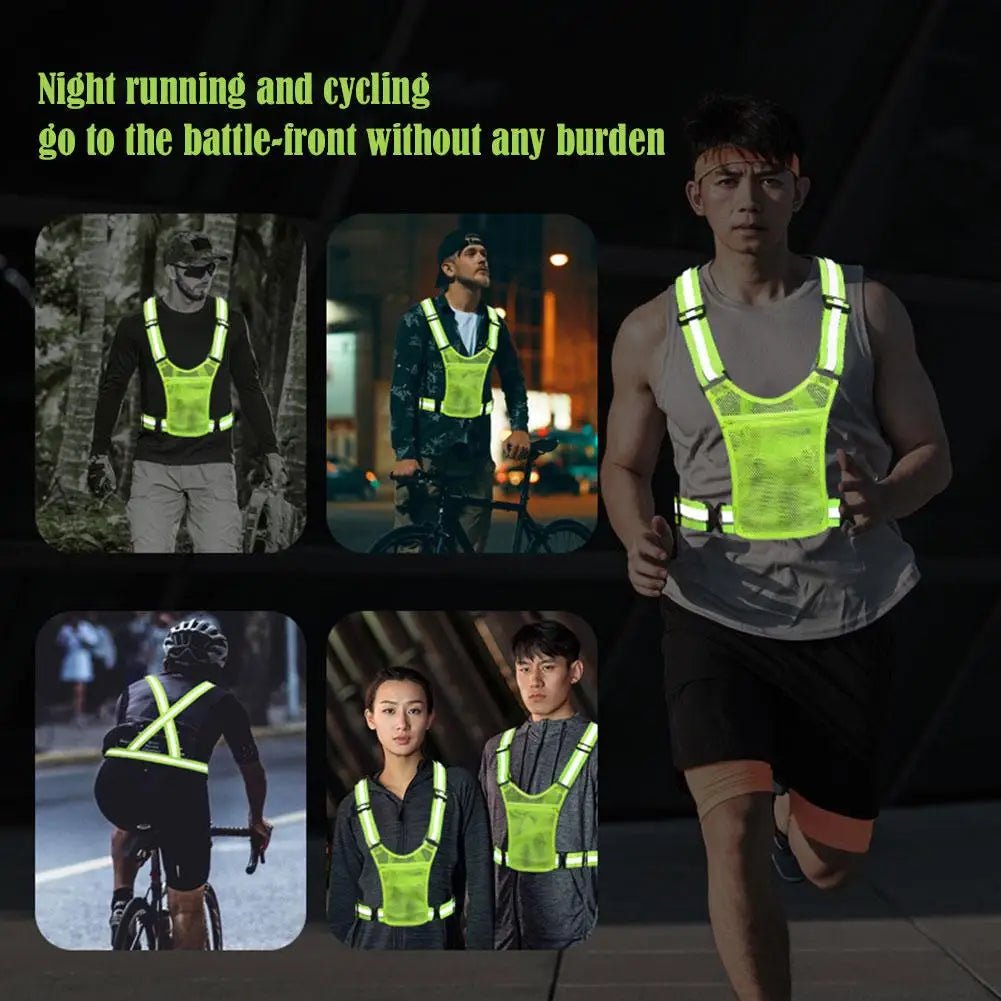 Reflekterande Säkerhetsväst för Löpning och Cykling 2