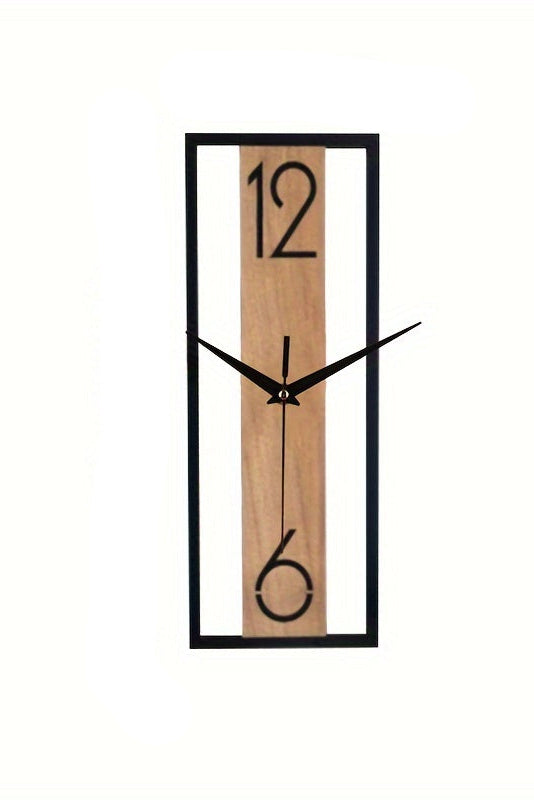 Rektangulär Väggklocka för Hem och Kontor 0