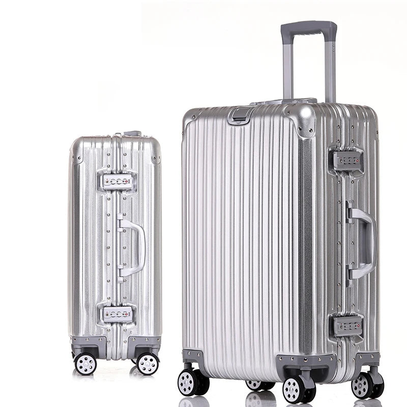 Resväska i Aluminium-Magnesium med Hårt Skal 0