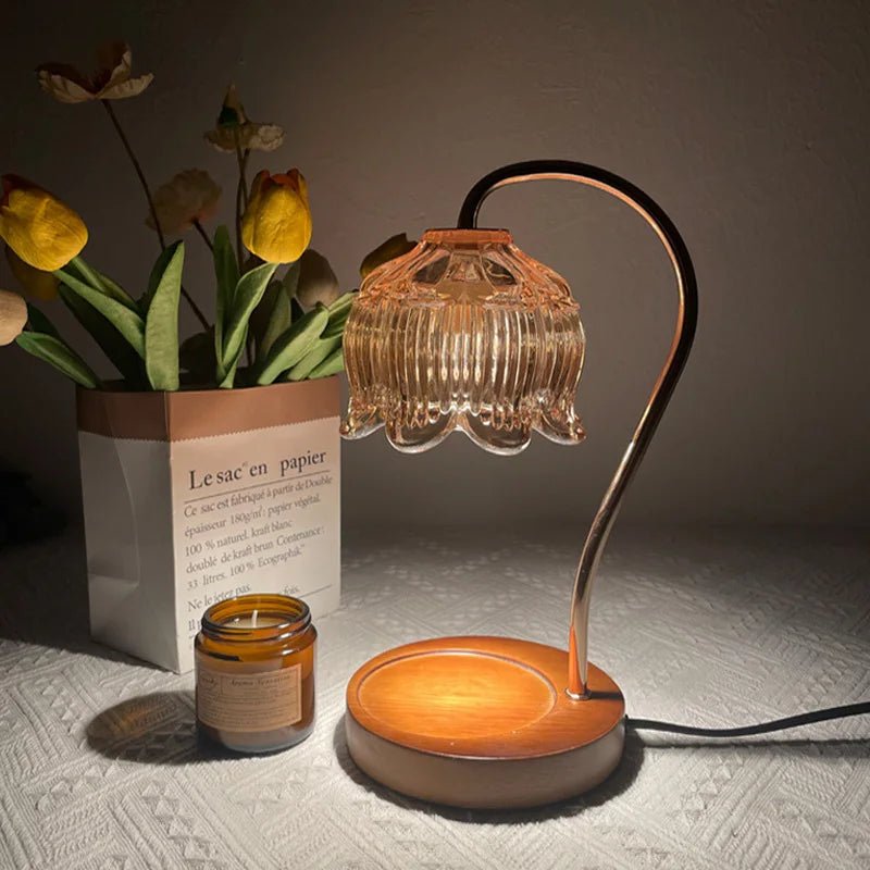 Retro Nattlampa Vintage Stil för Sovrum Mjuk Belysning 1