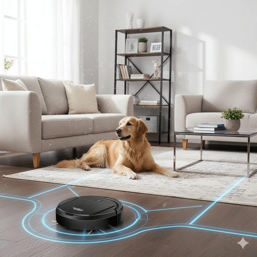 Robotdammsugare med Intelligent Navigering 1
