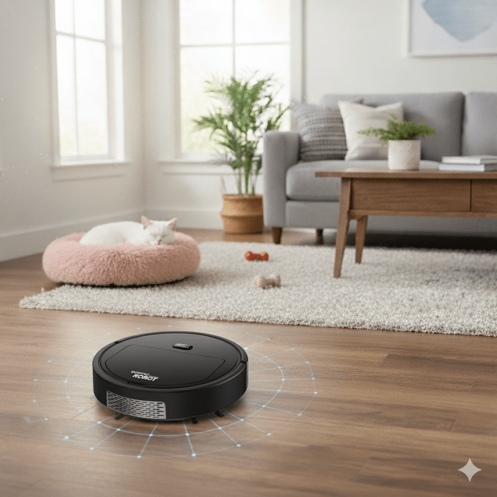 Robotdammsugare med Intelligent Navigering 4