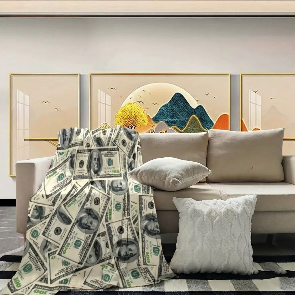 Rolig Soffmatta Modern Stil Pengarmönster 70x100 cm 2