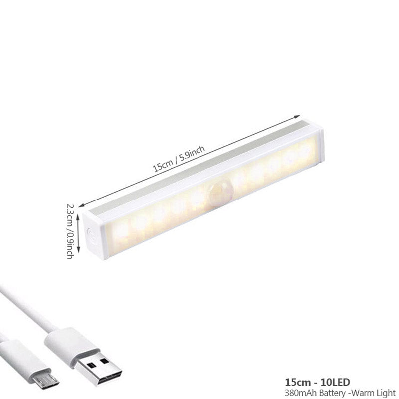 Rörelsesensor Lampa Uppladdningsbar 10