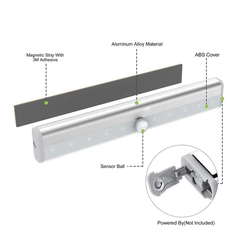 Rörelsesensor Lampa Uppladdningsbar 7