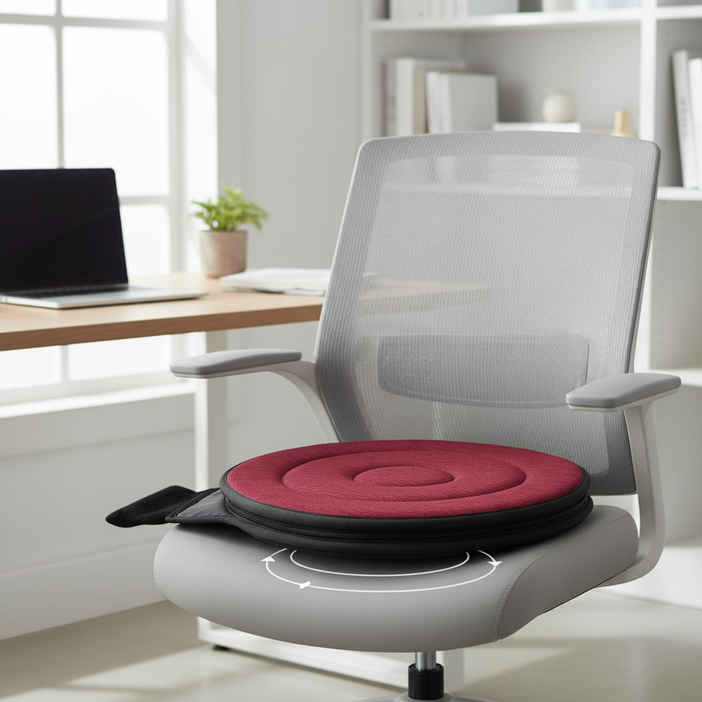 Roterande Sittdynan för Bil och Kontor 360° Komfort och Rörlighet 2