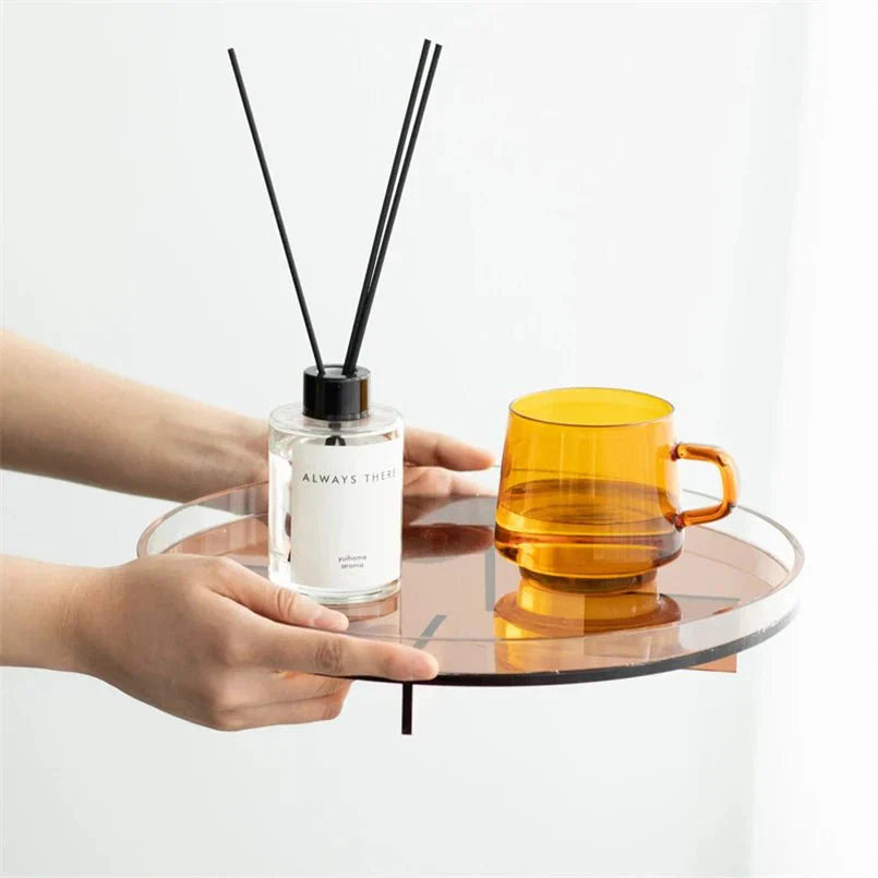 Rund Förvaringsbricka för Badrum och Hemorganisation 3