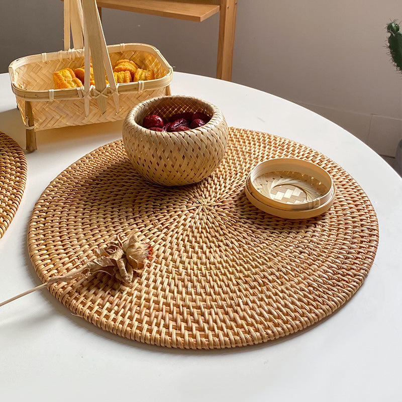 Runt Serveringsfat för Dam Handgjord Design 35 cm 2