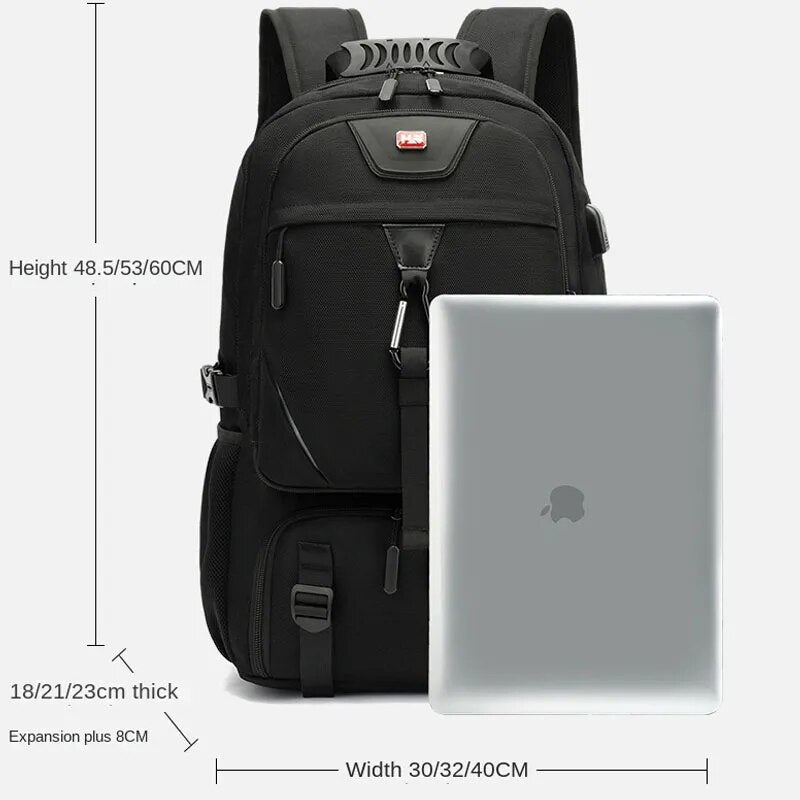 Ryggsäck för Äventyr med USB-port och Stort Förvaringsutrymme 3