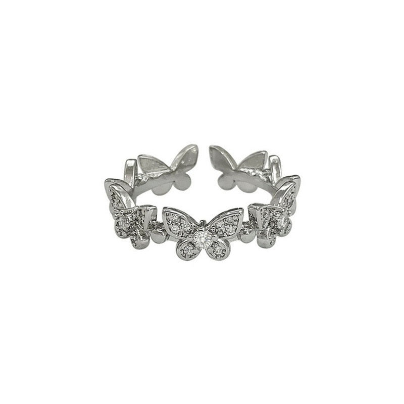 Dainty Butterfly Ring