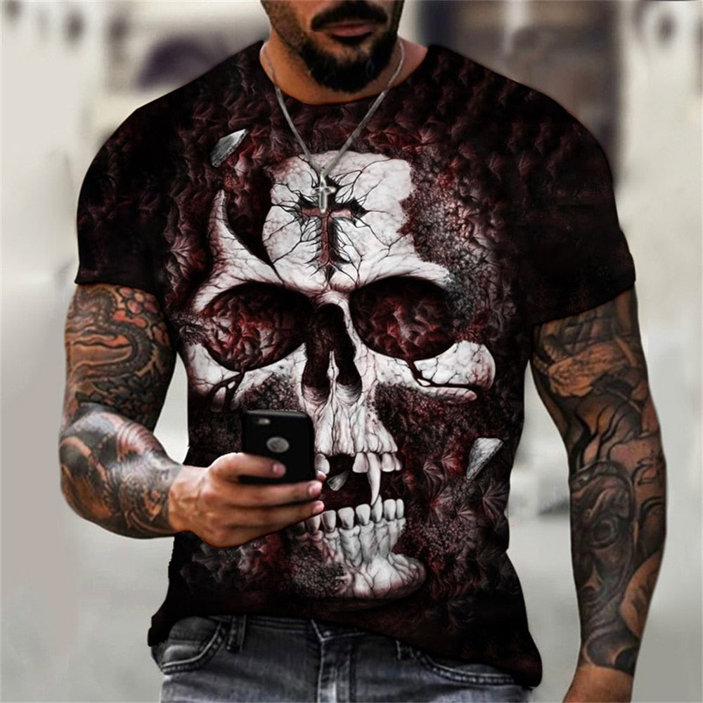 Vintage Skull T-shirtar