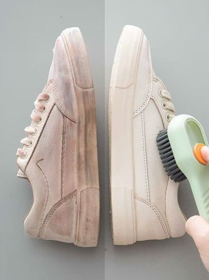 Sleek Handle Shoeshine Brush