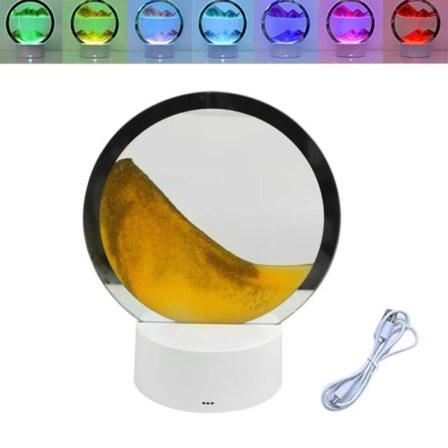 Sand Light Lampa med Justerbar RGB Belysning 7