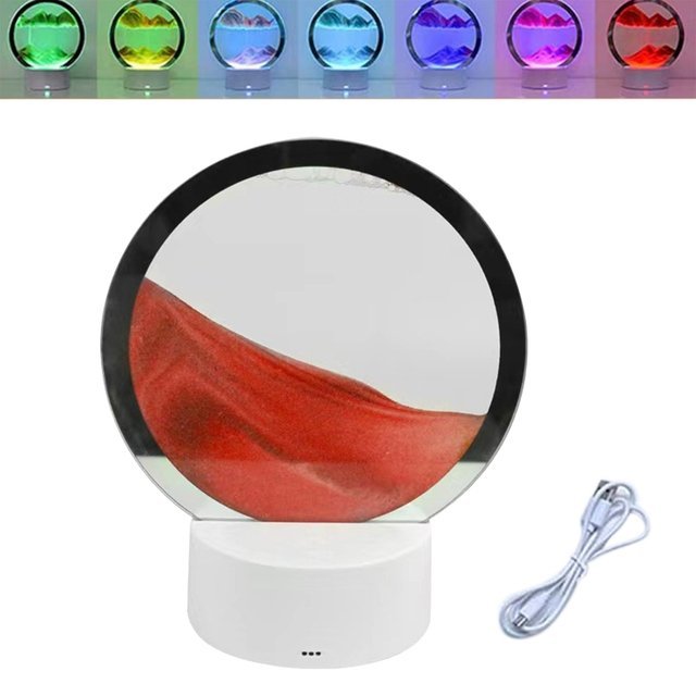 Sand Light Lampa med Justerbar RGB Belysning 9
