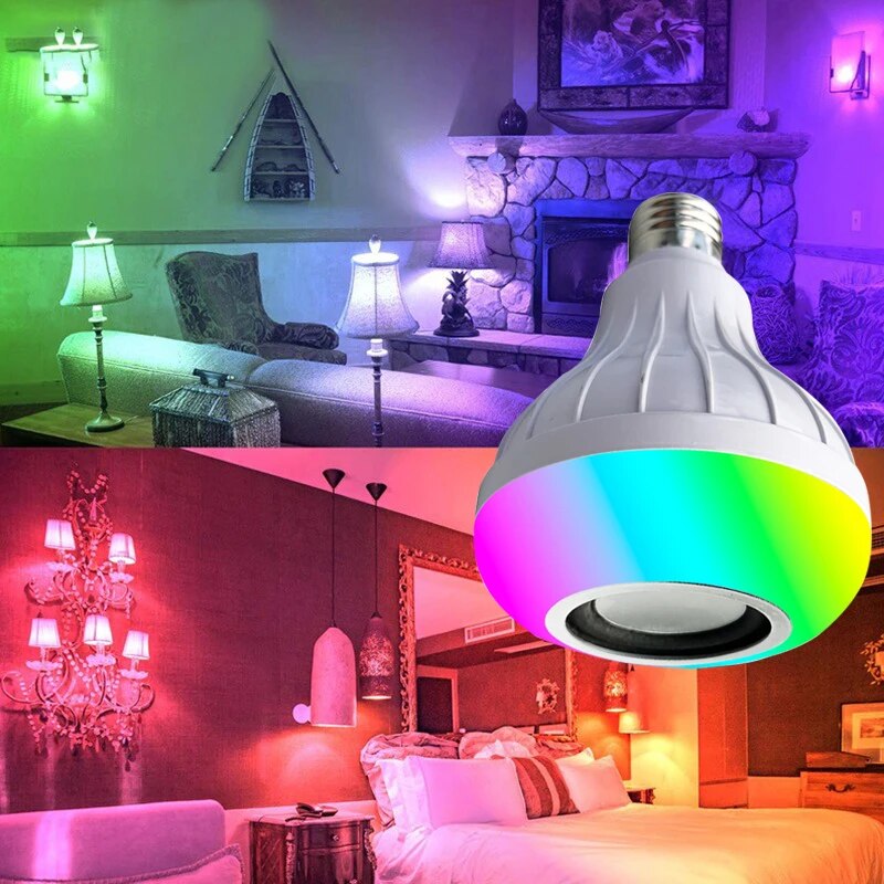 Smart flerfärgad Bluetooth-högtalarlampa