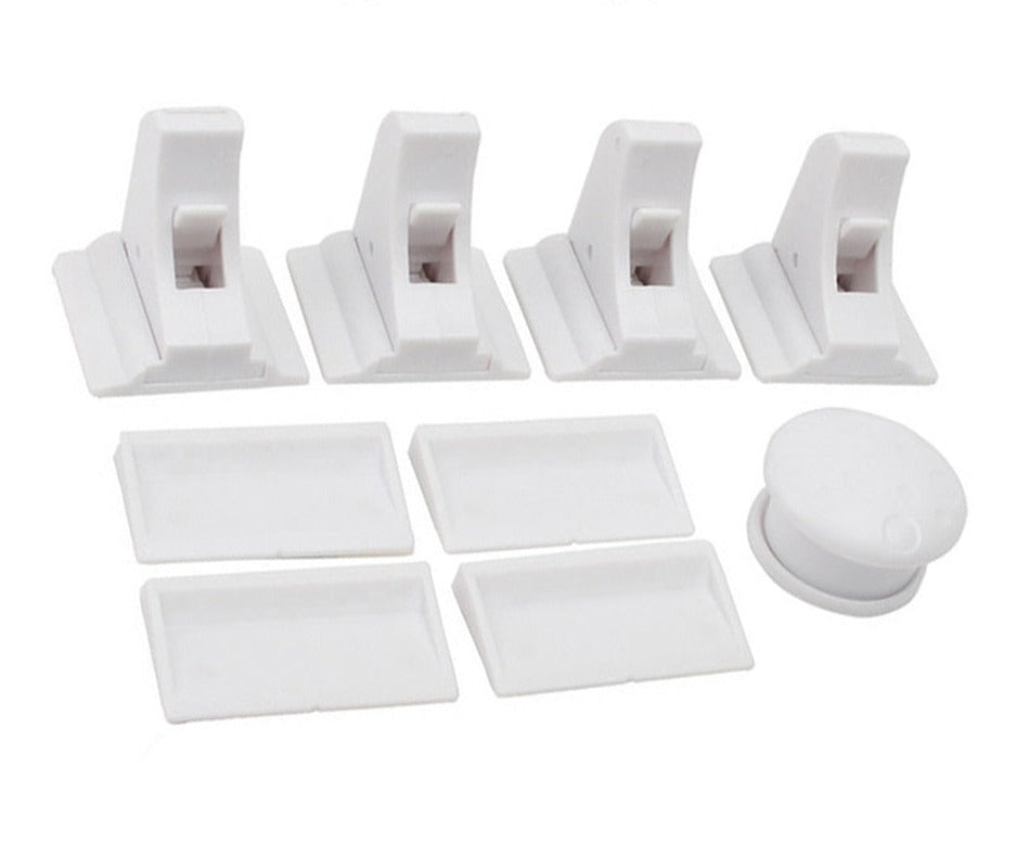 Självhäftande barnsäkert magnetlås