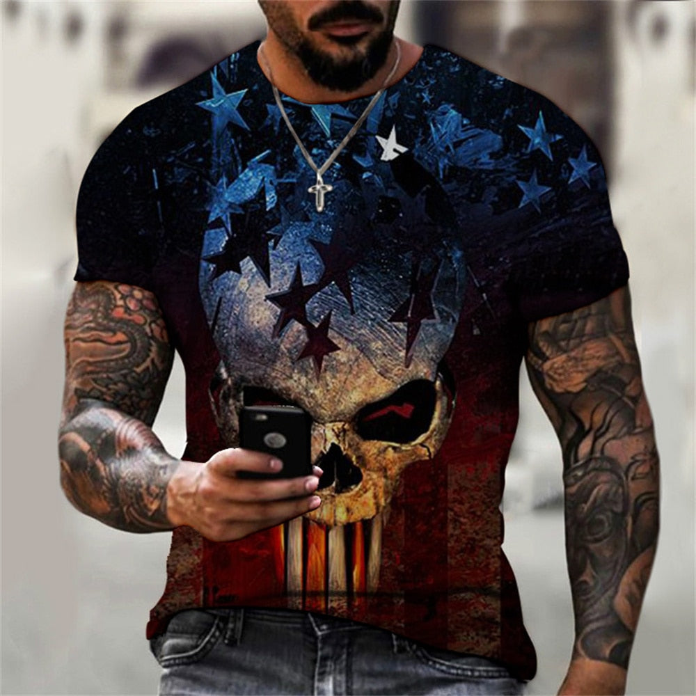Vintage Skull T-shirtar