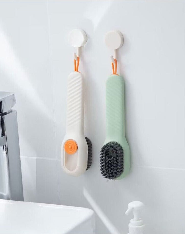 Sleek Handle Shoeshine Brush