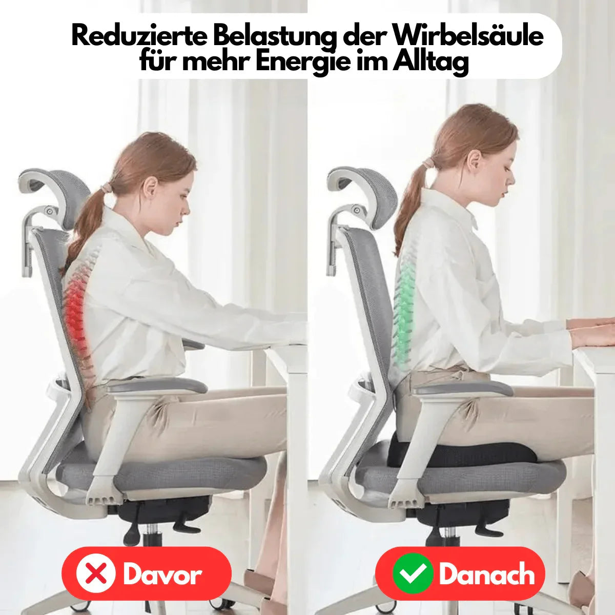 Sittdyna 4D för Bättre Hållning 5
