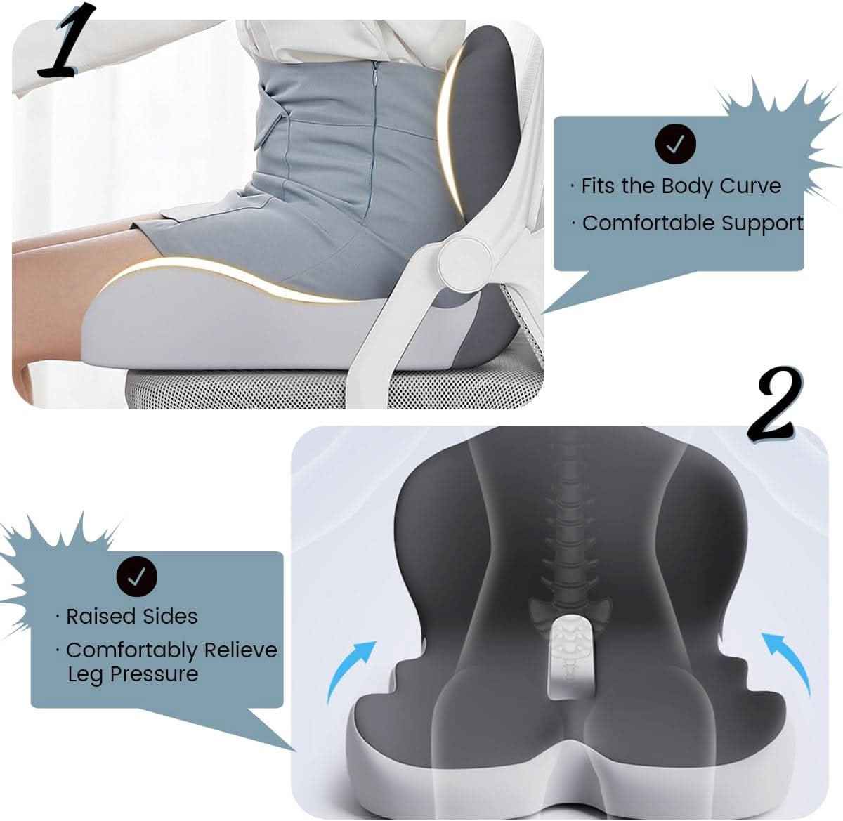 Sittdyna för Ergonomisk Komfort 5