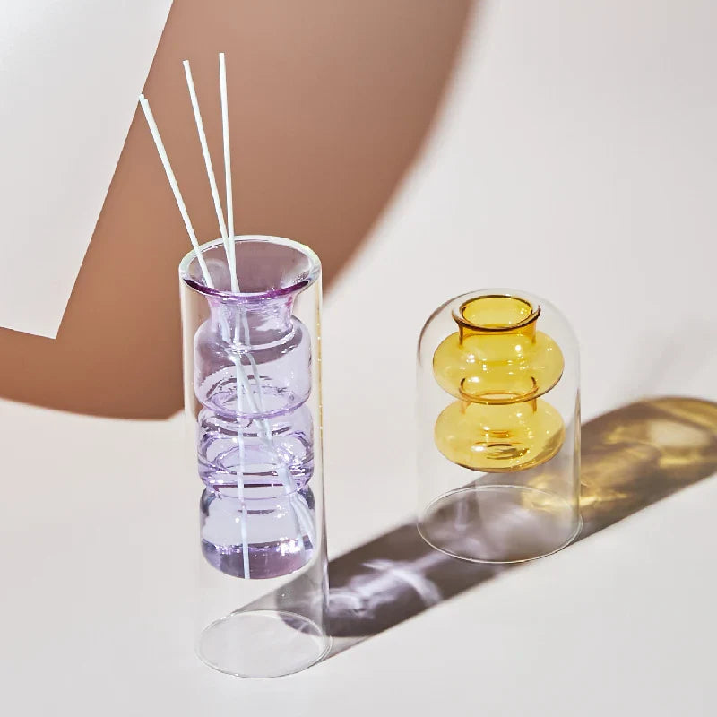 Skandinavisk Glasvas i Färgglad Design 6