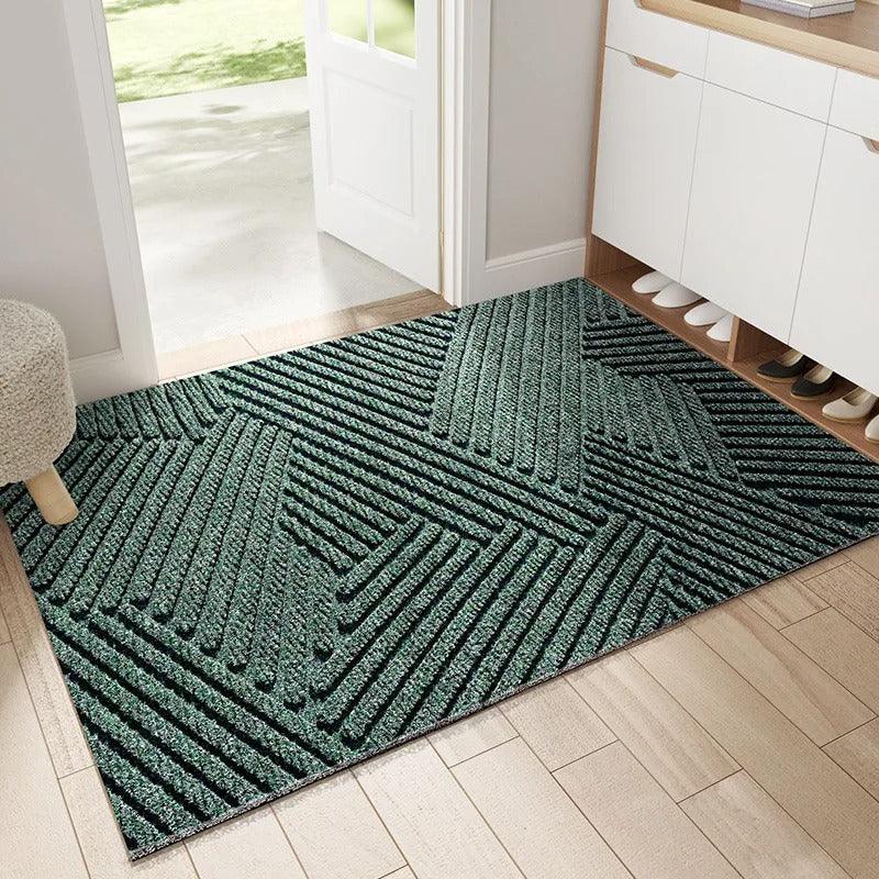 Skandinavisk PVC-dörrmatta med halkfri design 0