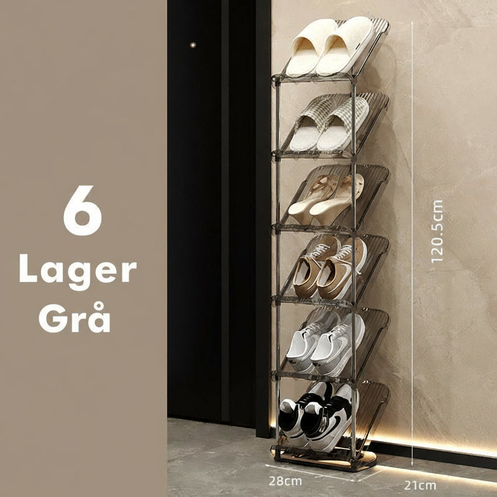 Skoställ i flera nivåer Transparent 14