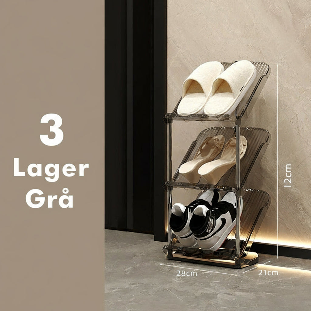 Skoställ i flera nivåer Transparent 8