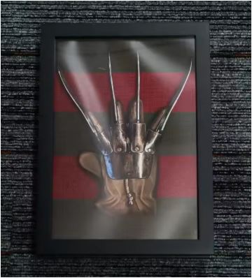 Skräckfilm Samlarobjekt Freddy Krueger Skugglåda 0