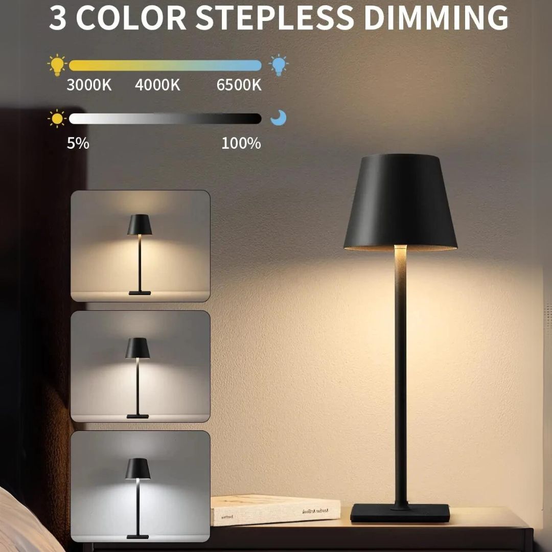 Skrivbordslampa Caroline Uppladdningsbar USB LED Modern Design 6