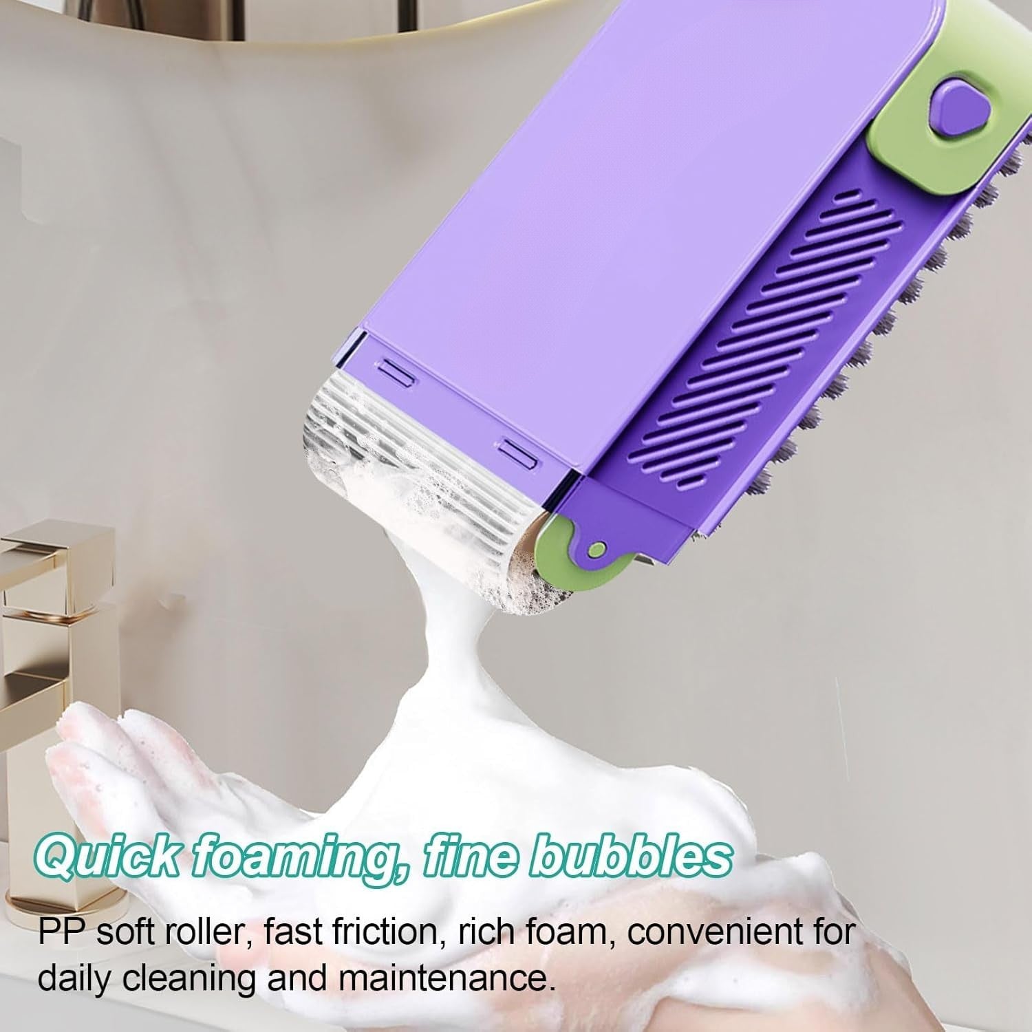 Skumdispenser för Händer med Integrerad Borste Kompakt Design 2