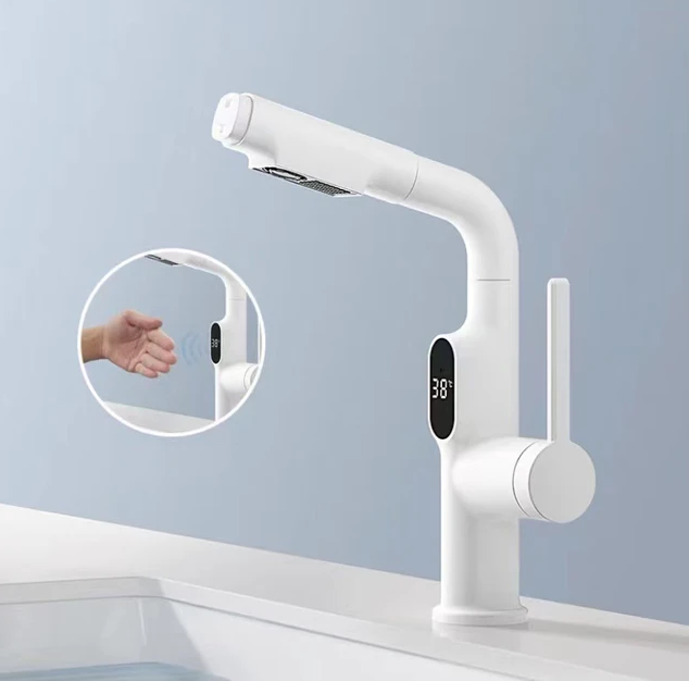 Smart Kran med Digital Display 360° Rotation för Kök och Badrum 6