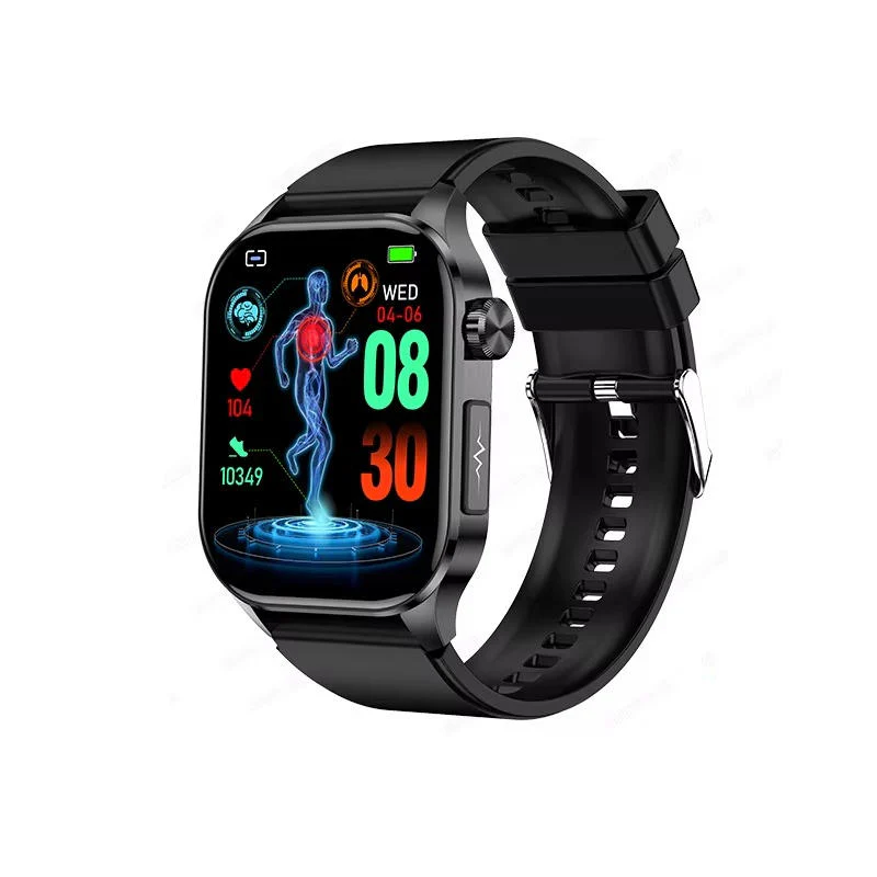 Smartwatch för seniorer med hälsoövervakning och nödfunktioner 0