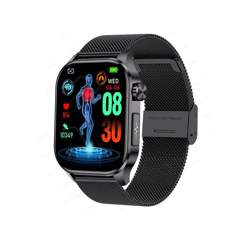 Smartwatch för seniorer med hälsoövervakning och nödfunktioner 7