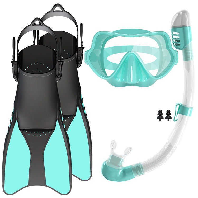 Snorkelset för vuxna med ergonomisk dykmask och simfenor 10