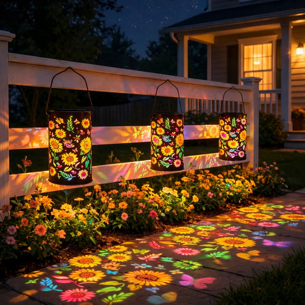 Solar Garden Lantern Atmosfärisk Design 1