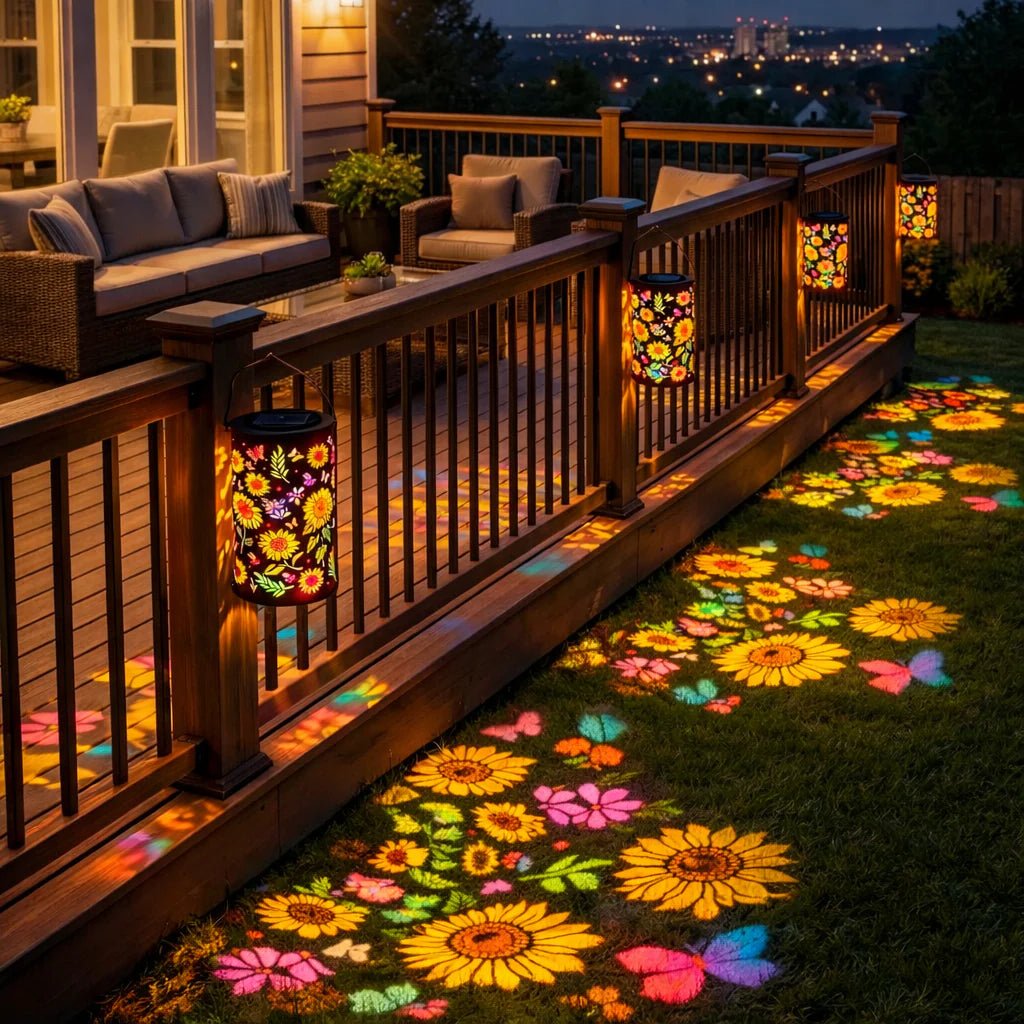 Solar Garden Lantern Atmosfärisk Design 6