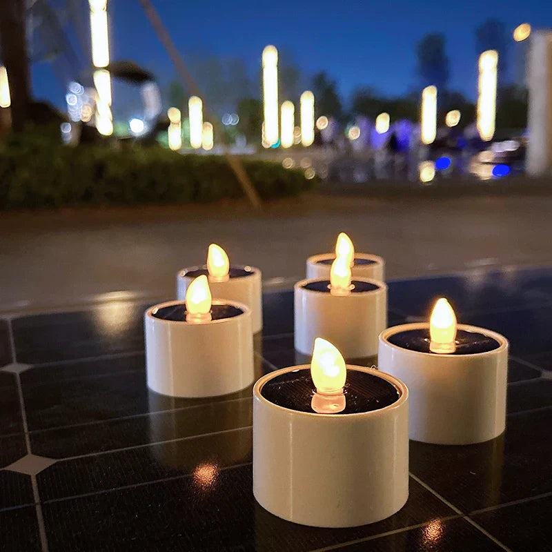 Solcell LED-ljus Flimrande För Utomhusbruk 3