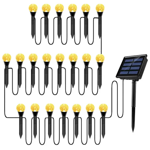 Solcellsdrivna Globlampor för Uteplats och Balkong 2