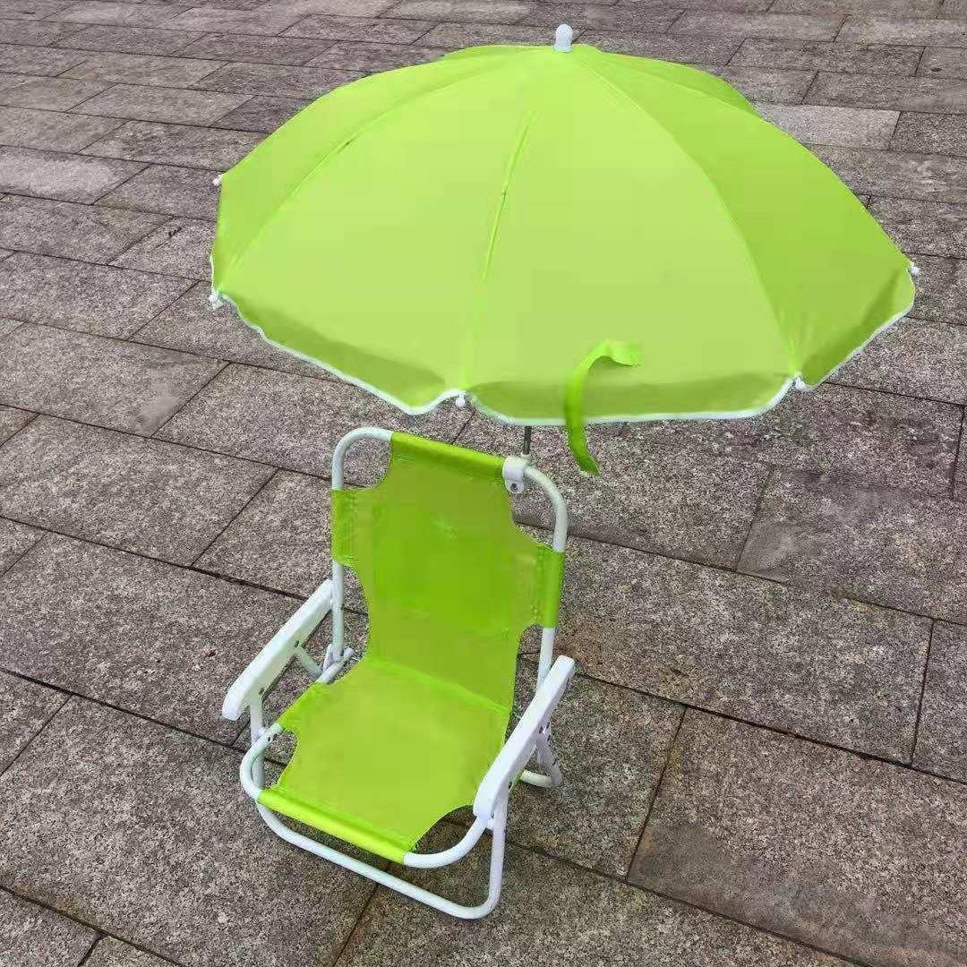 Solstol Med Justerbart Parasoll För Utomhusbruk, Perfekt För Strand Och Trädgård 4