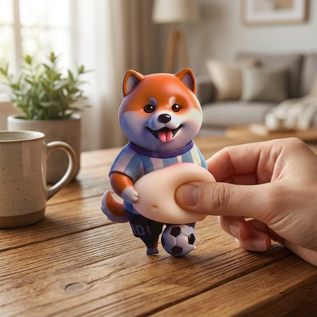 Söt Shiba Silikondekalskydd 6