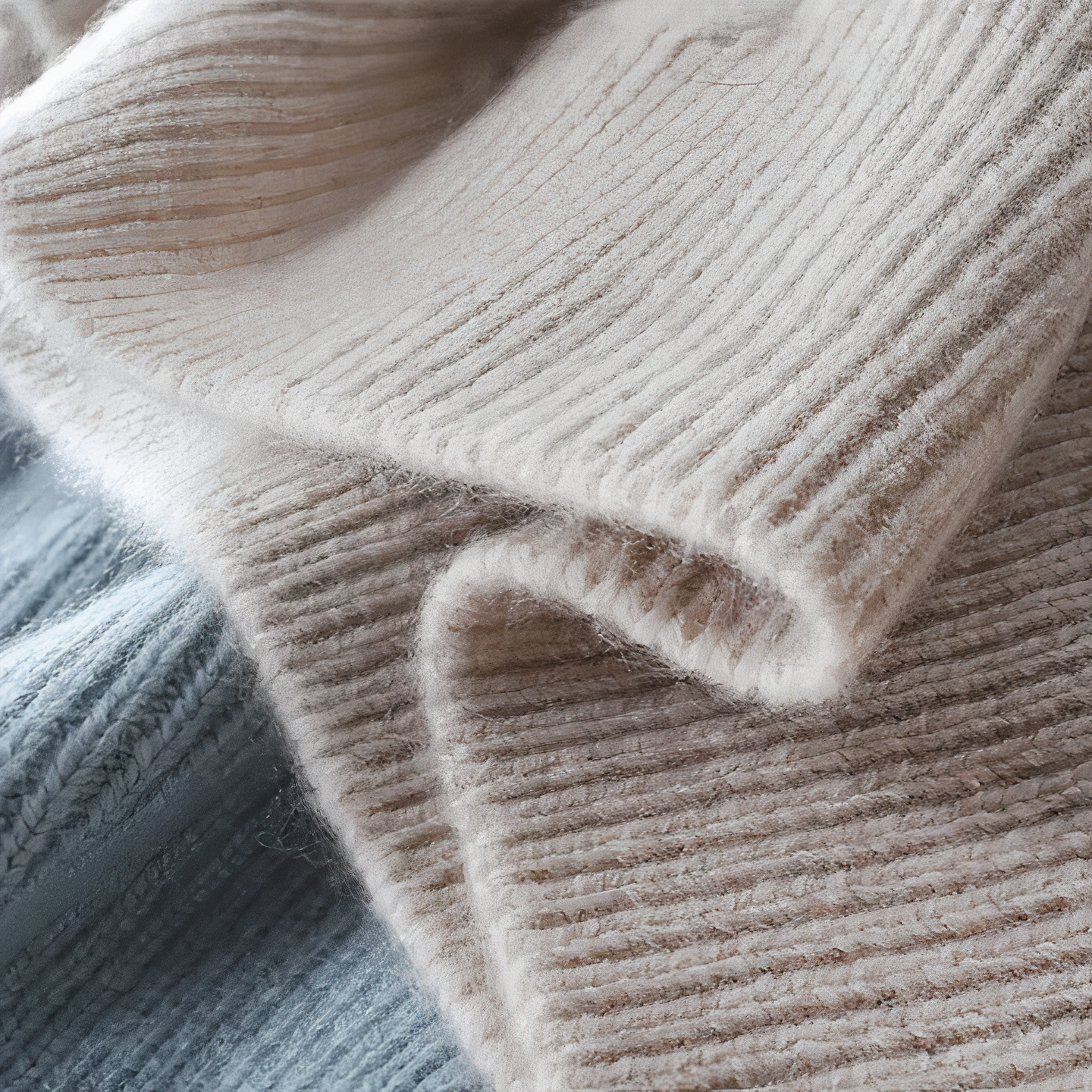 Stickad Dam Tröja med Polokrage och Kabelstickat Mönster 4