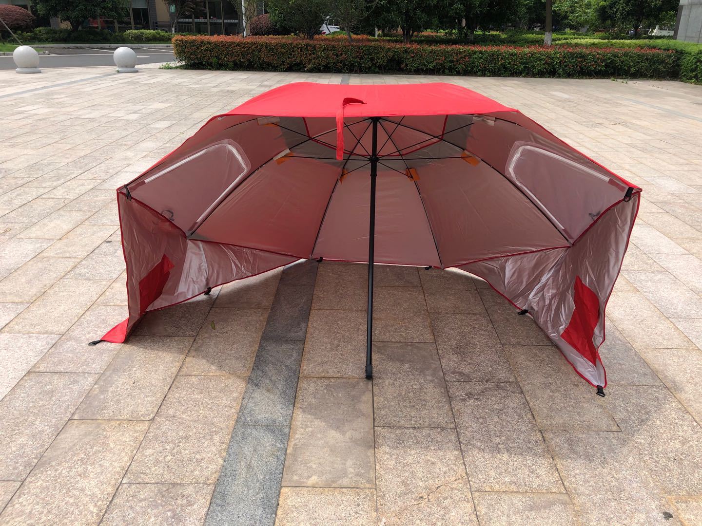 Strandparasoll UV-Skyddande För Utomhusbruk Med Praktisk Design 8