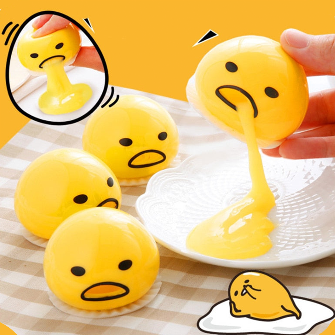 Stressboll för avkoppling med ägguladesign 3